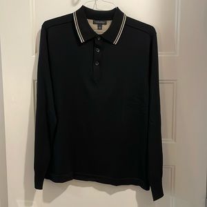 Banana Republic Men’s Polo Style Sweater- Extra Fine Merino Wool